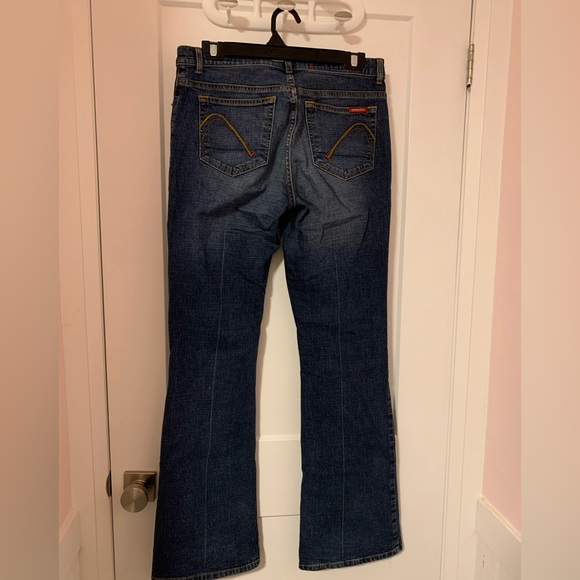 Early 2000s Bootcut Dark Blue Guess Jeans - Picture 9 of 15
